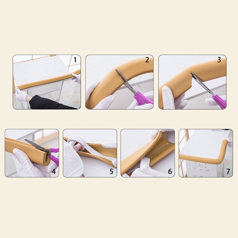 2m Baby Safety Corner Desk Guard Rubber Table Protection Kids U Shaped Soft Edge