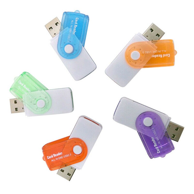 Multi-Function USB Card Reader 4 In 1 For MS MS-PRO TF Micro Memory Card Smart Reader