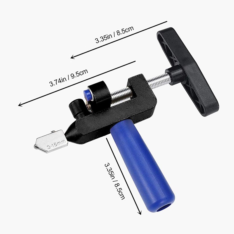 Portable 2 In 1 Manual Hand Alloy Tiles Cutter Porcelain Ceramic Tiles Glass Cutting For Renovation &amp; Construction Tools