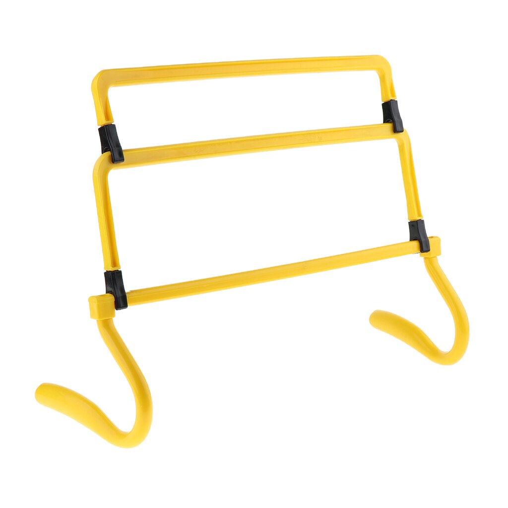 Footwork Agility Ladder Soccer Training Hurdles Set for Speed Training Exercise Practice: Yellow