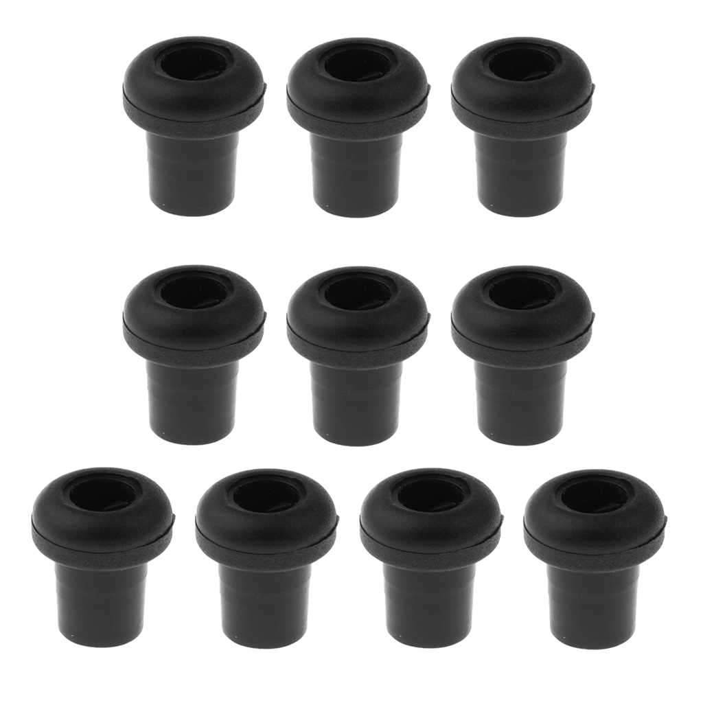 10 Pieces Environmental Plastic Durable Table Football Rod Tube Plug For Table Soccer Foosball Table Fit For 12.7mm Diameter Rod