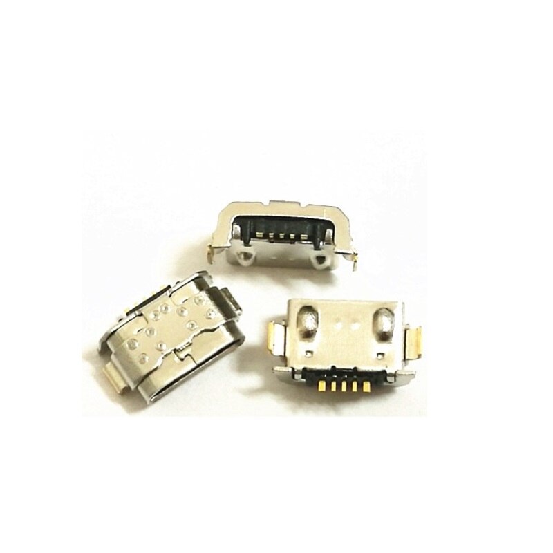 100 Uds. Conector de puerto de carga Conector Micro USB Jack Micro USB cargador de enchufe para LG K9 X210 LM-X210EM LMX210EM