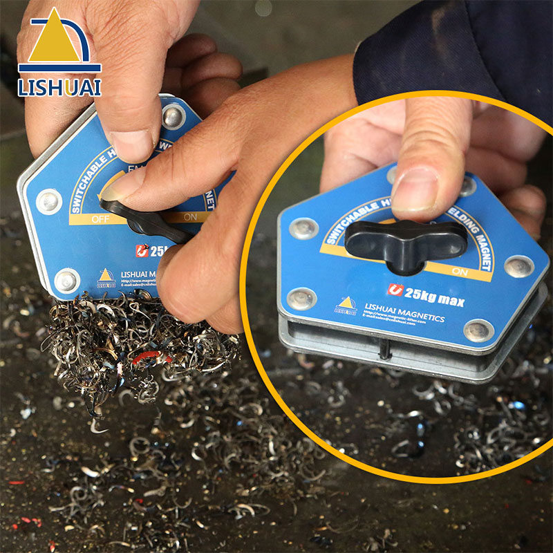 Schakelbare Hexagon Lassen Magneet Sterke Multi-Hoek Lassen Houder Twee Grootte