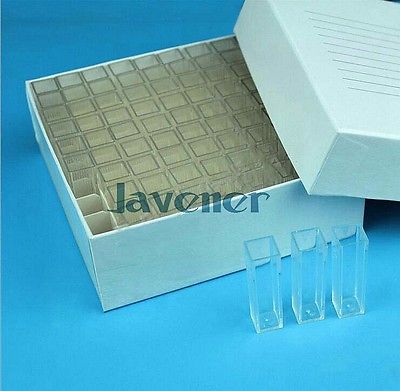 100 Pack 1ml Plastic Test Tubes With Push Caps - Clear Polystyrene Vials For Crafts, Glitter, Or Samples