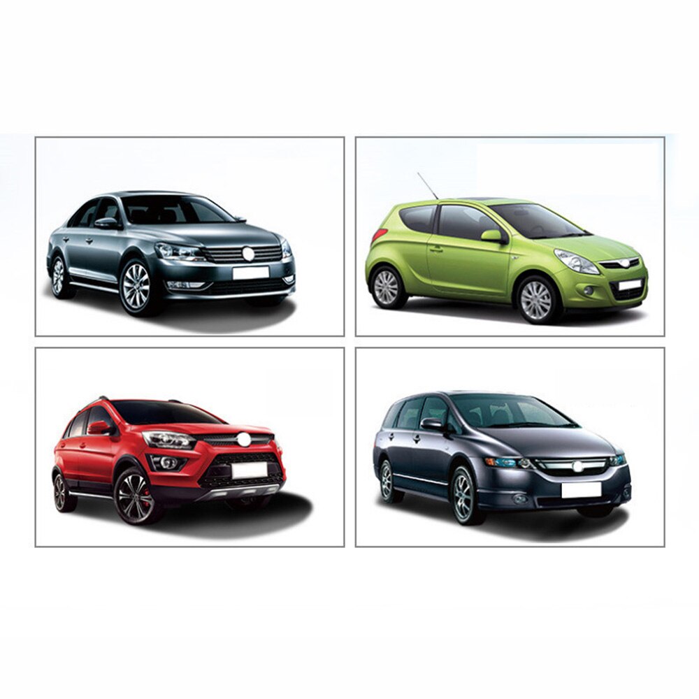 Back Sun shade Front Sun Shade Visor Anti-UV Black 4pc Polyester 78*50cm