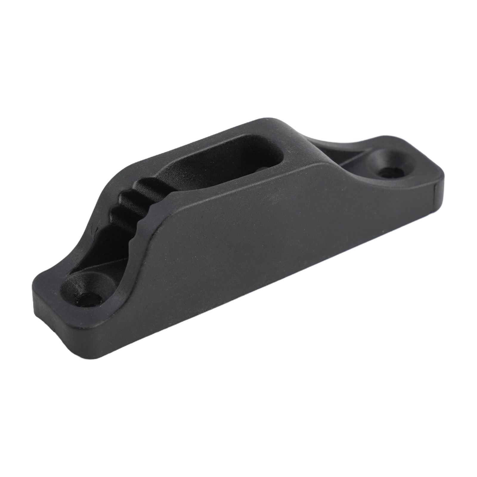 For Marine Yacht For Sailing Rope Tensioner Slide Nylon Cleat Sailing 6mm Soft Rope Black Color Easy To Adjust