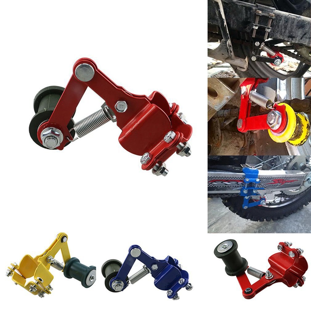 Universal Motorcycle Parts Motorbike Chain Tensioner Roller Tool Auto Adjuster Portable Modified Accessories
