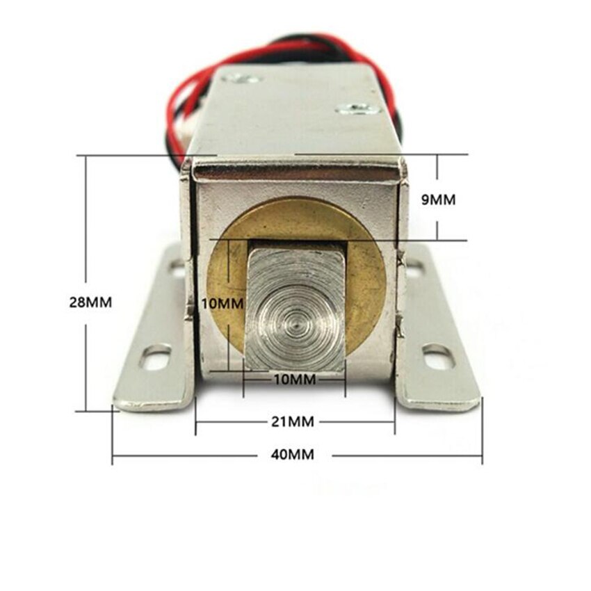 DC 12 v/24 v Mini Kleine Solenoid Elektromagnetische Elektrische Controle Kast Lade Lock Intelligente Auto Lock voor DIY project