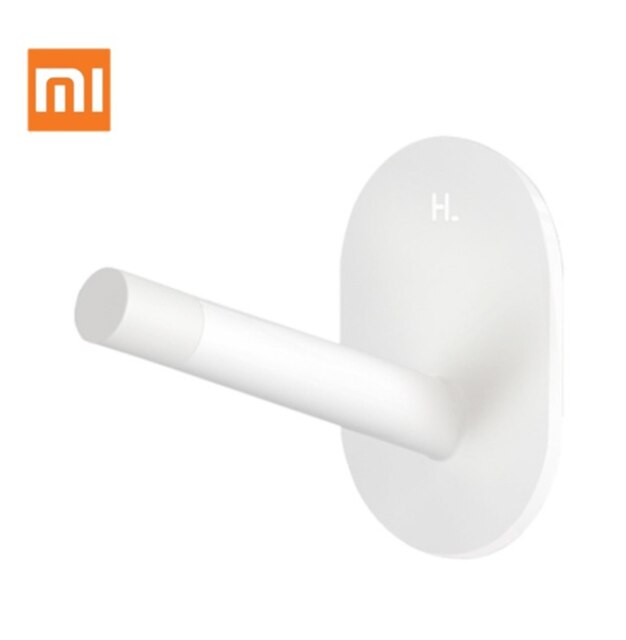 3 stk / sett xiaomi mijia hl lite selvklebende multifunksjons kroker vegg mopp krok sterkt dårlig soverom kjøkken vegg kroker 3kg arbeid: misligholde tittel