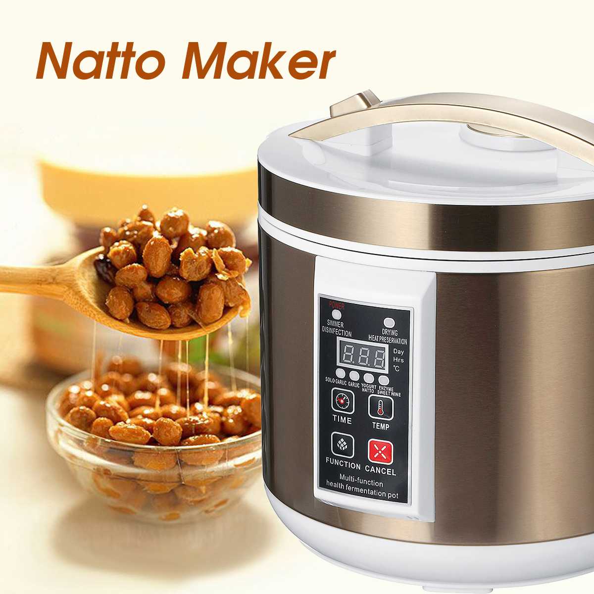 6L 220V automatisch Schwarz Knoblauch Fermenter Yogurt Hersteller intelligent Kontrolle DIY Kocher Knoblauch Ferment Clever Fermentation Maschine