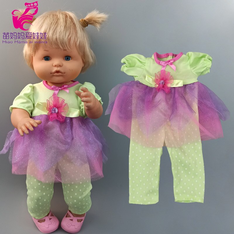 38 cm babydoll roupas para 40cm nenuco ropa y su hermanita boneca roupas acessórios