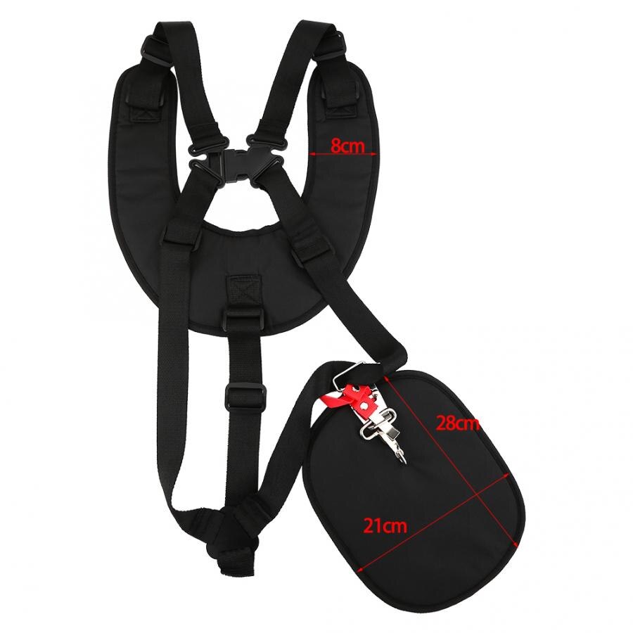 Lawn Mower Double Shoulder Harness Brush Cutter Grass Strimmer Adjustable Padded Strap Garden Power Tools