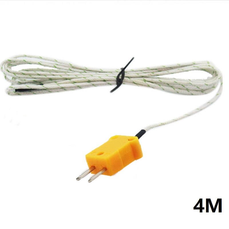 Temperature Measurement Line 1/2/3/5M Length Wire Thermocouple Tester Line Sensor Probe Multimeter Tester Line