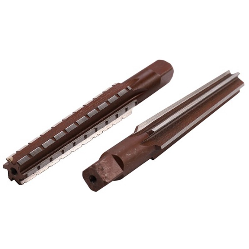 2 Stks/set Hand Ruimers Set MT1 Staal Fijne/Ruwe-Edge Morse Conus Ruimer Voor Frezen Afwerking Cutter Tool
