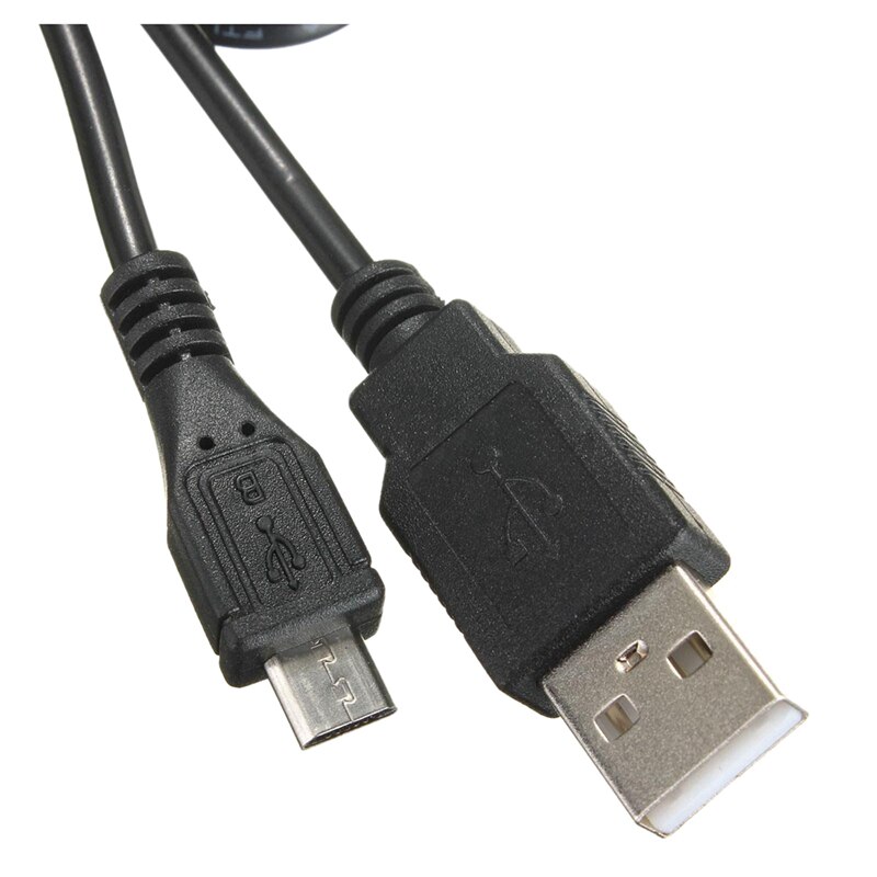 Cable de alimentación de carga Micro USB con interruptor de encendido/apagado para Raspberry Pi Samsung negro