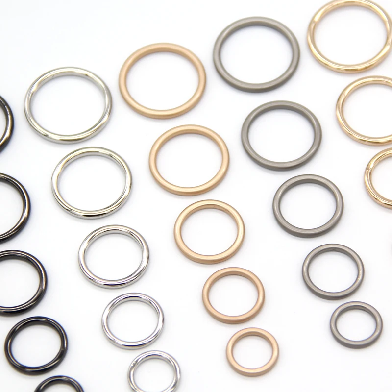 HENGC, hebillas redondas grandes de Metal con anillo redondo, tela de cierre para cinturón de cuero, zapatos, bolsos, prendas de vestir, costura de , manualidades DIY,