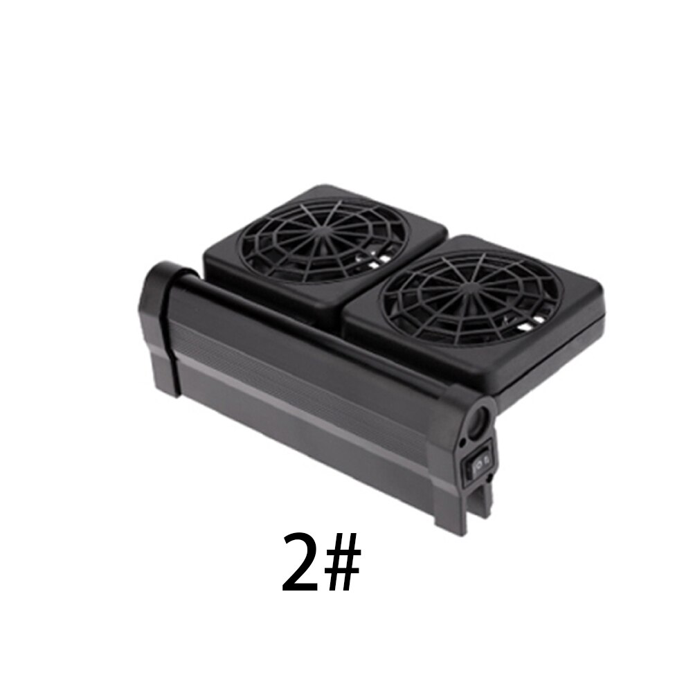 Aquarium Chillers Aquarium Fan Fish Tank Cooling Fan Low Power Consumption 2control Ways Temperature Marine Aquarium Accessories: 2 / US