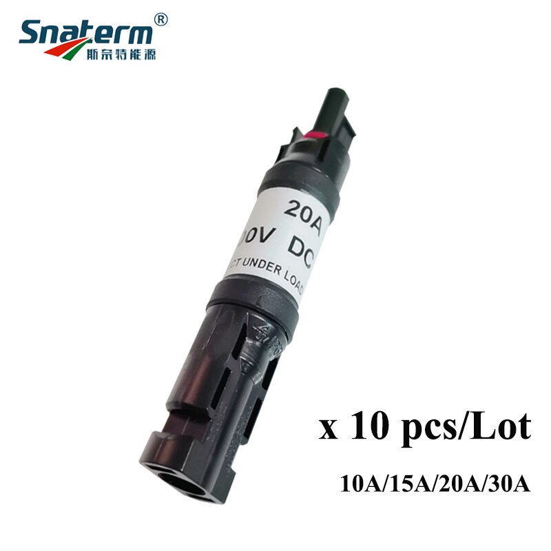 !! 10 Pieces x 10A 15A 20A 30A DC Diode Solar Plug Connector, Diode Connector 10A/15A/20A/30A for Solar PV System 1000VDC