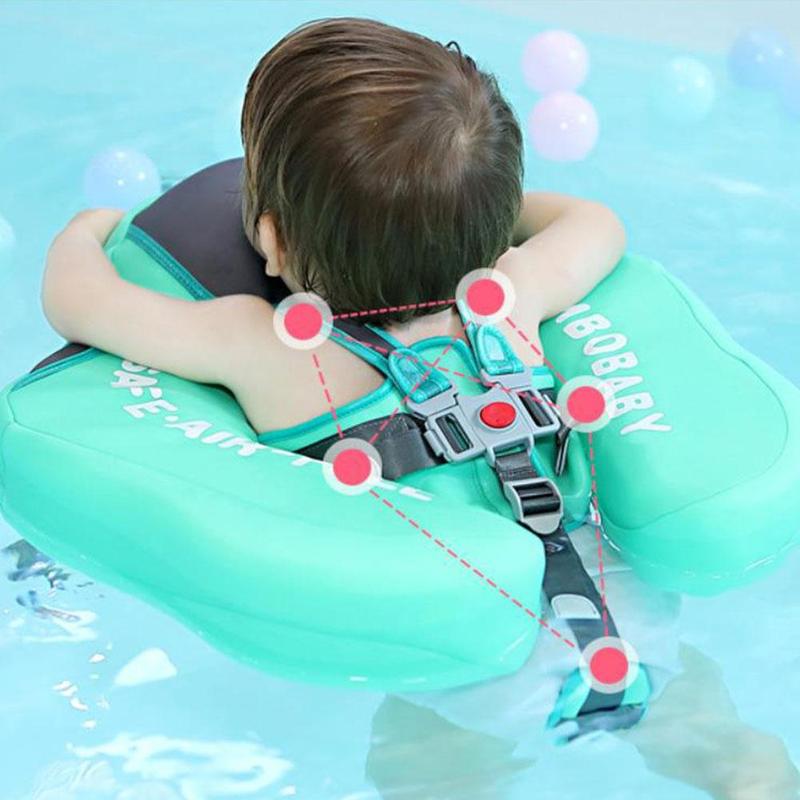 Non-inflatable Baby Swimming Ring Children&#39;s Underarms Ring 0-3 Years Old Baby Home Floating Ring