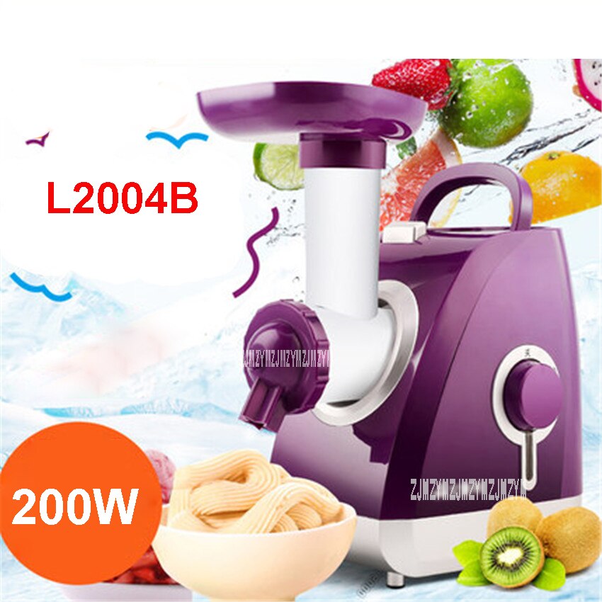L2004b 220v/50 hz mjukglassmaskin 200w glassmaskin rostfritt stål liten maskin matkvalitet pp material