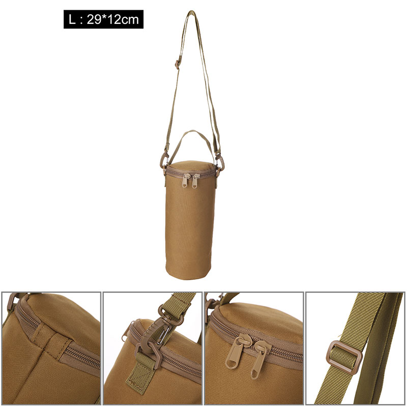 Gas Cylinder Case Fuel Tank Cooking Protector Storage Bag Durable Outdoor Camping Gas Protective Cover Camping Accessories: Camel L