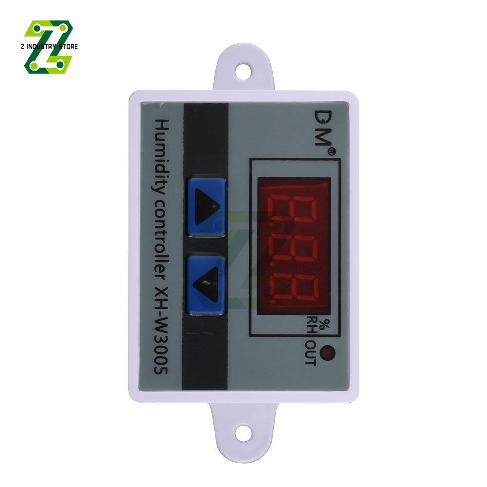 Controlador de higrómetro y medidor de humedad Digital, XH-W3005, relé de 12V, 24V, CA de 110V-220V, regulador, Sensor de humedad, W3005