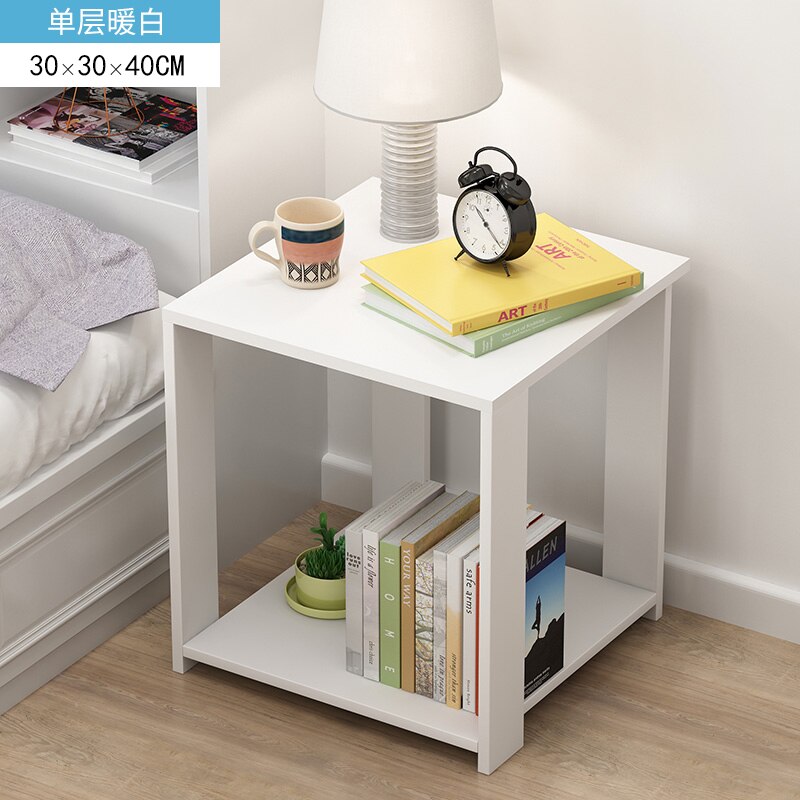 Simple Small Coffee Table Simple Modern Side Small Apartment Balcony Tea Table Tea Table Bedroom Bed Small Table Economy: Light Green