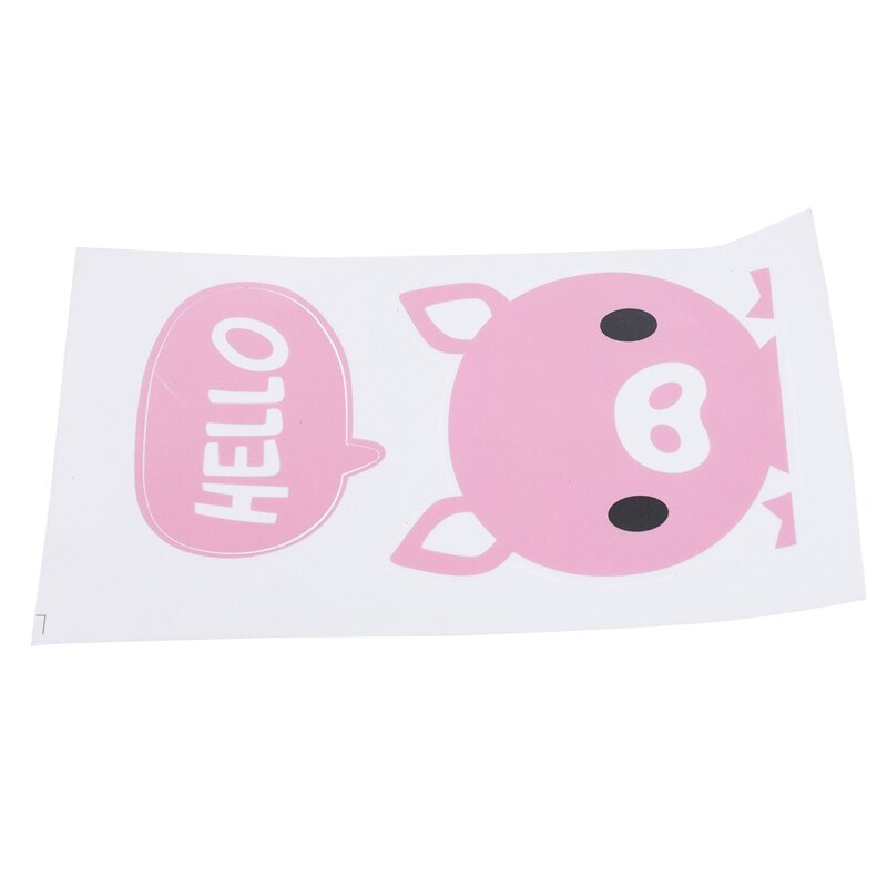 Removable Cartoon Light Switch Funny Wall Window Decal Vinyl Stickers Decor Cute pig