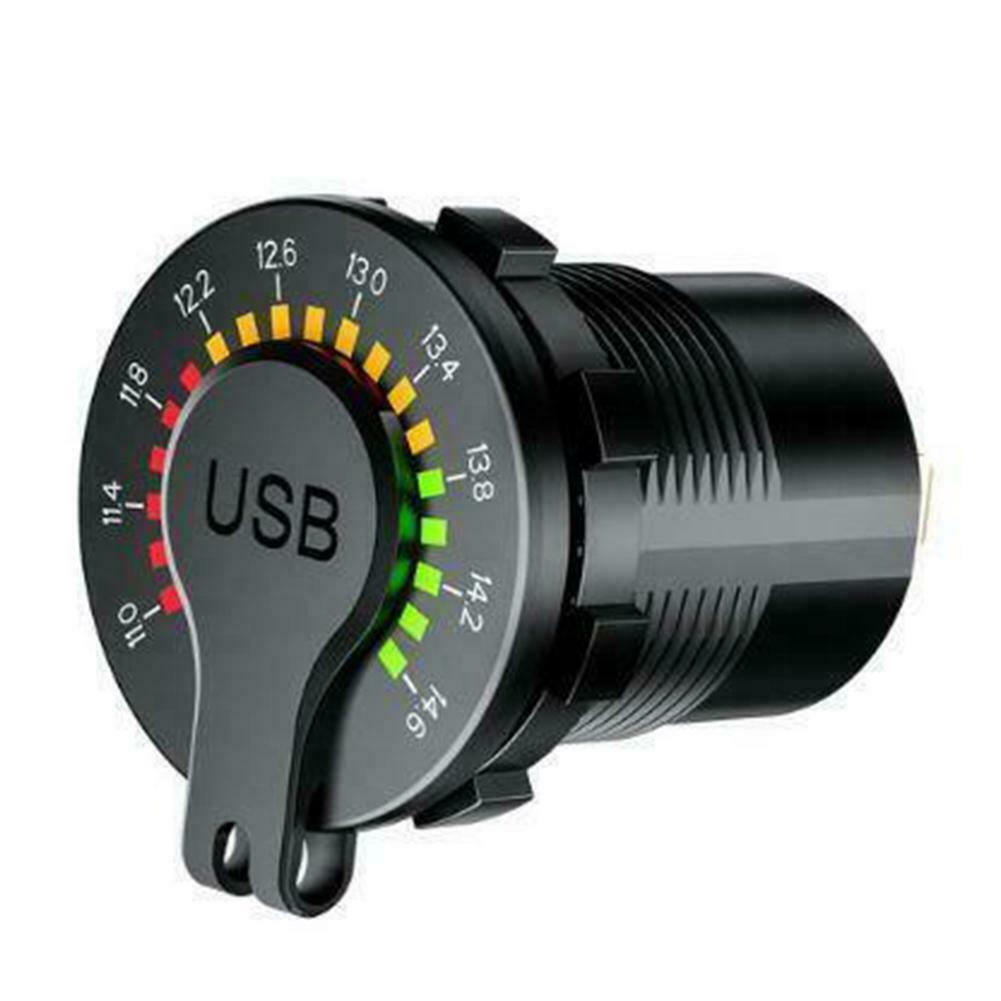 12V Charger Quick Charge QC 3.0 Car Fast Charge Accessories Parts Black