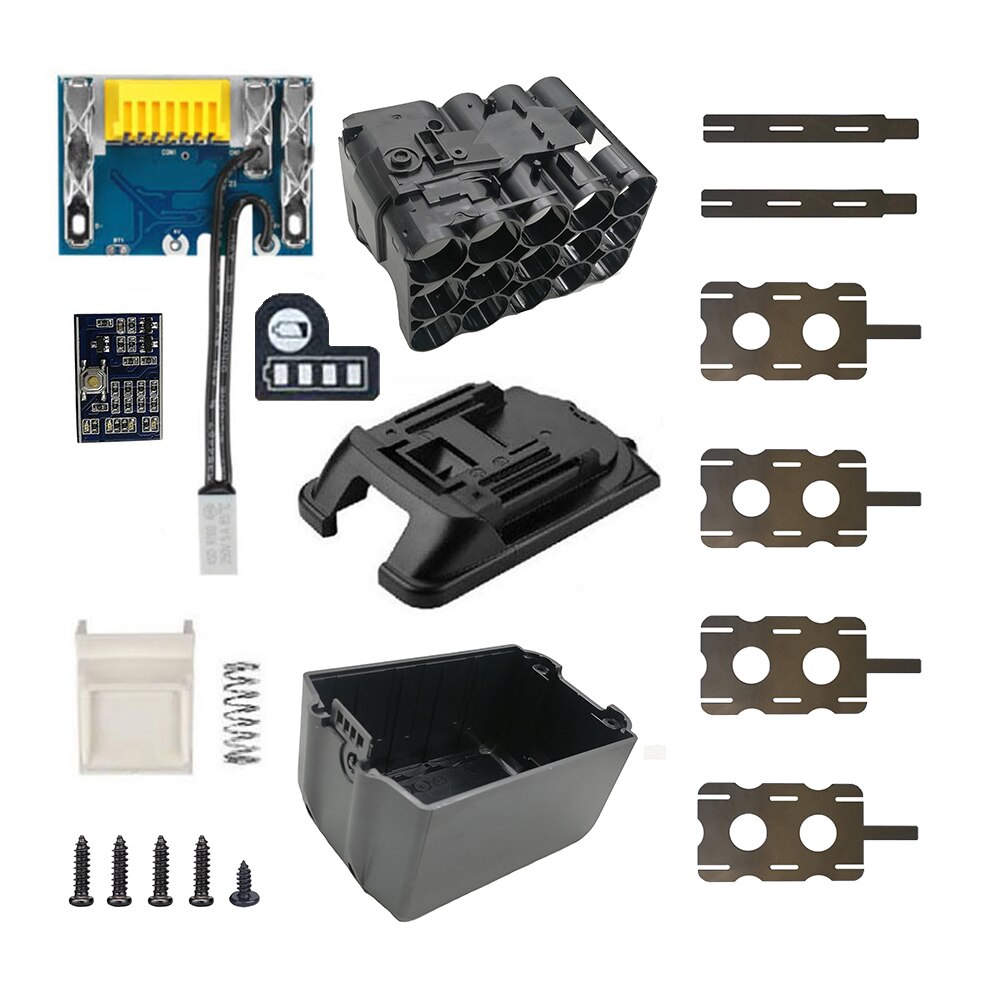 BL1890 Li-ion Battery Case PCB Charging Protection Circuit Board Shell Box BL1860 For MAKITA 18V 3.0Ah 9.0Ah Sticker Label House: BOXPCB