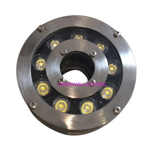 CE,IP68 high power 9W LED fountain light,LED underwater light.D130mm,12V DC