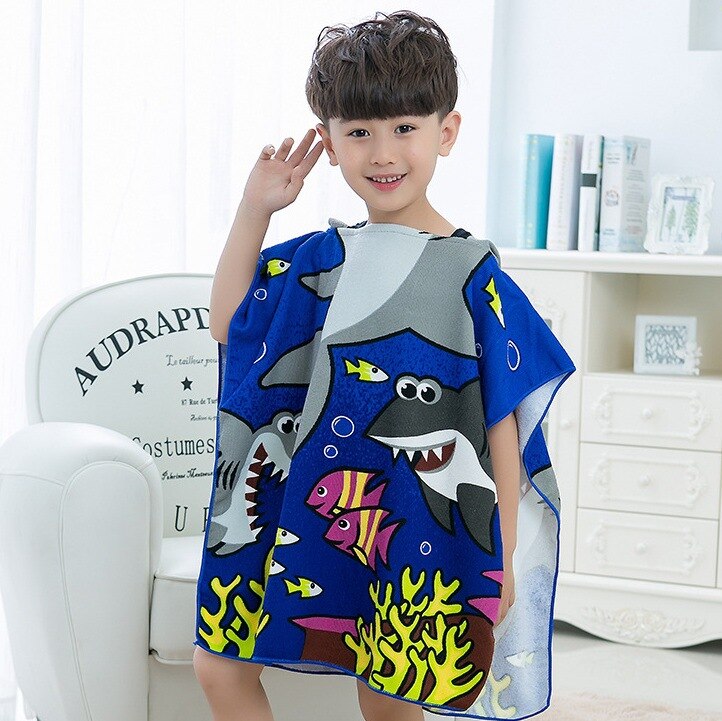 Kinder Bademantel Mädchen Mit Kapuze Kinder Bad Robe Schöne Kind Junge Mädchen Robes Mikrofaser Weichen Strand Pool Ändern Handtuch mit haube: 7