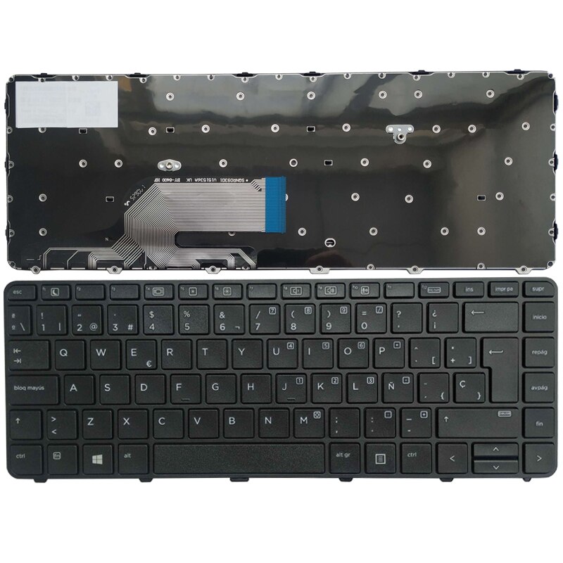 Spaanse Sp Laptop Toetsenbord Voor Hp Probook 430 G3 430 G4 440 G3 440 G4 445 G3 640 G2 645 G2 Met Frame