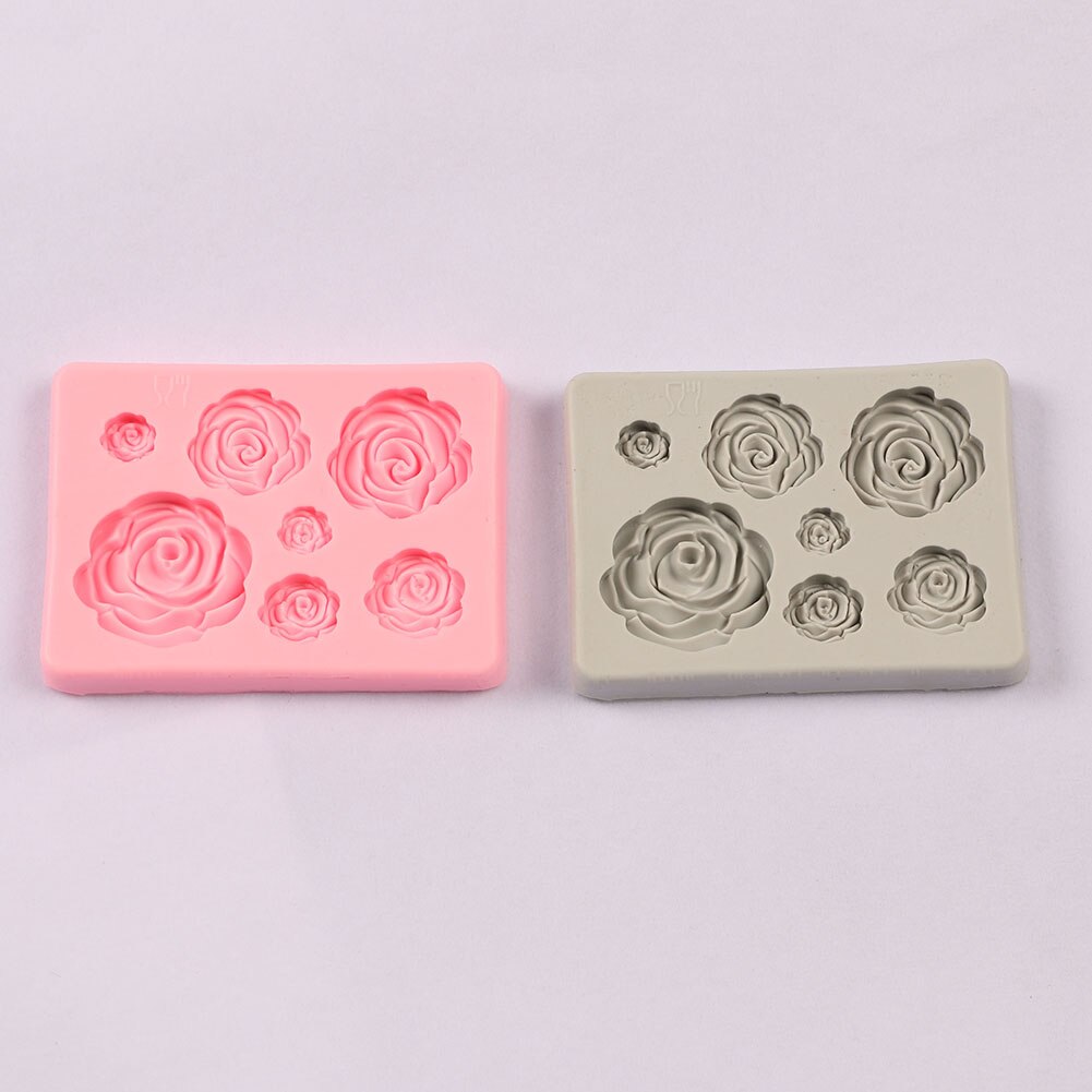 Rose Flower Silicone Baking Mold DIY Fondant Cake Chocolate Decorating Tool
