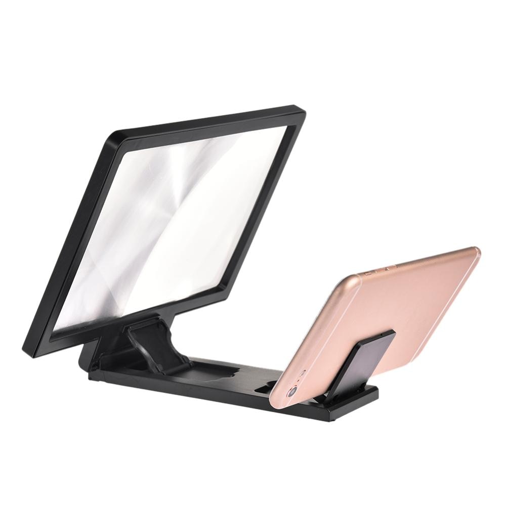 Mobile Phone Screen Magnifier 8.2 Inch Eyes Protection Display 3D Video Screen Amplifier Folding Smart Phone Bracket