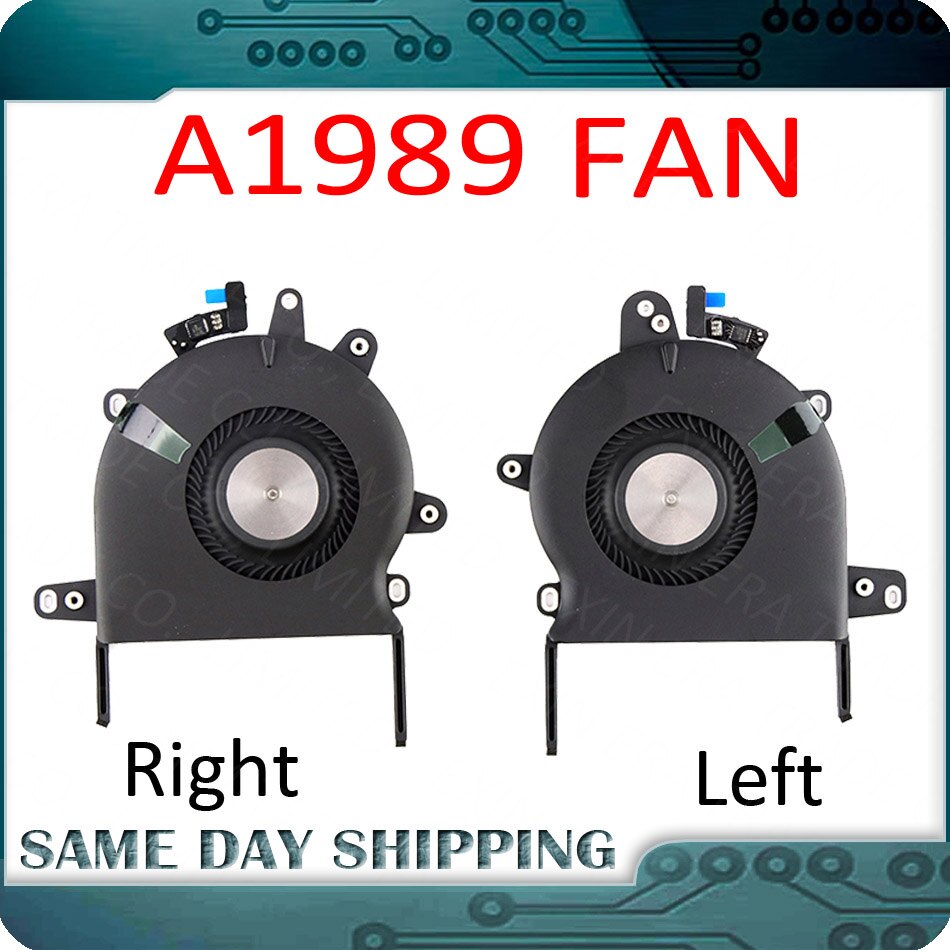 Laptop A1989 CPU Fan 923-02580 923-02581 for MacBook Pro A1989 13" TouchBar Left and Right Fan Year