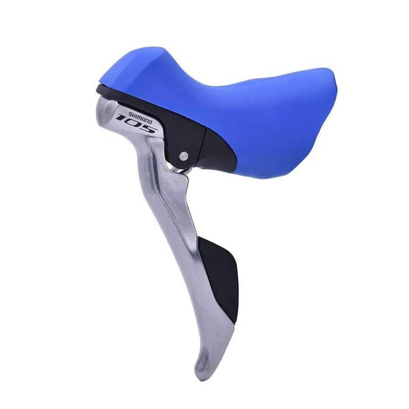 Pari polkupyörän vaihtaja jarrusuojat yhteensopivat shimano 4700/5800/6800 tiagra ultegra 105 manuaalivaihteisto kahva silikoni