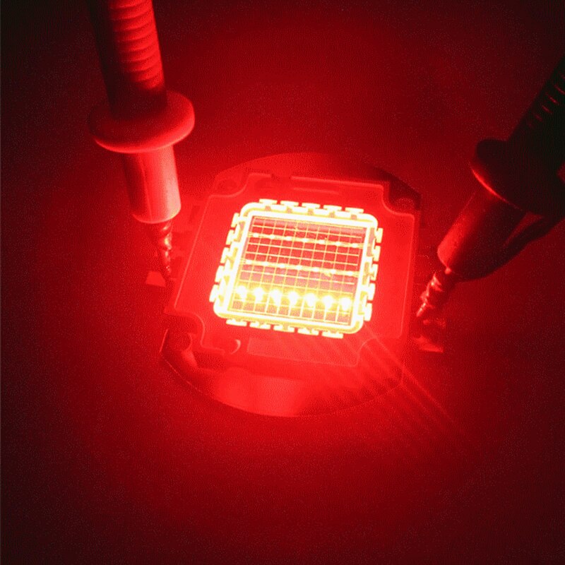 Chip de alta potencia, 10W/20W/30W/50W/100W, Chip LED RGB colorido, luz roja, verde, azul, Chip de luz COB, lámpara LED integrada