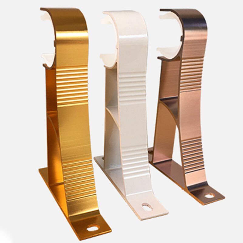 Curtain Hook Top Mounted Ceiling Suspended Bracket Roman Rod Single Holder Base Stand Curtain Accessories Thicken Rod Bracket