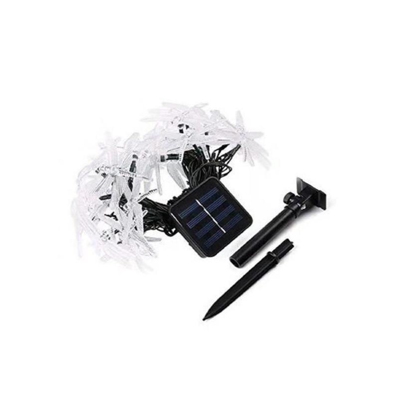 Libelle Solar- Schnur Lichter 20 LED Wasserdicht Fee Beleuchtung Für drinnen/draussen Garten Terrasse Hochzeit Party Dekoration