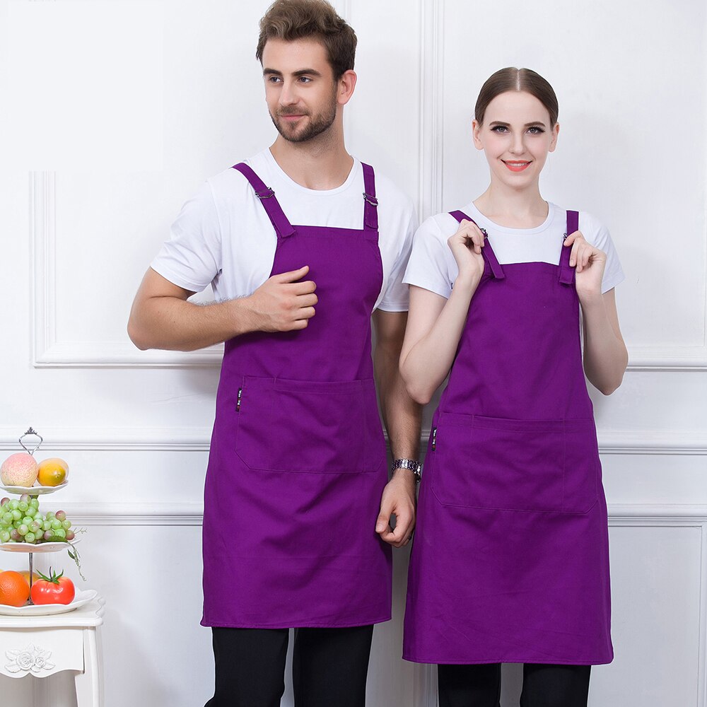 Unisex mad service køkken arbejde restaurant hjem madlavning rengøring slid forklæder kok tjener hotel kaffebar uniformer