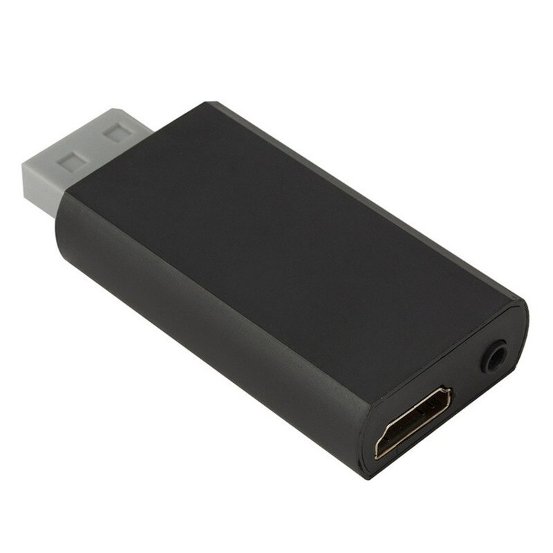 Adaptateur Wii vers HDMI Résolution Full HD 1080p 1 Unité, Convertisseur pour Écran de PC ou de Télévision Haute Définition, Prise Audio de 3,5 mm, Compatible Wii2HDMI