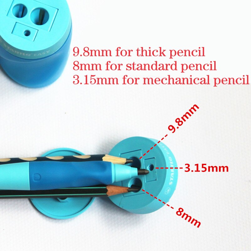 Stabilo 4502 Easy 3 In 1 Pencil Sharpener Pen Knife Pencil Charpener School Stationery