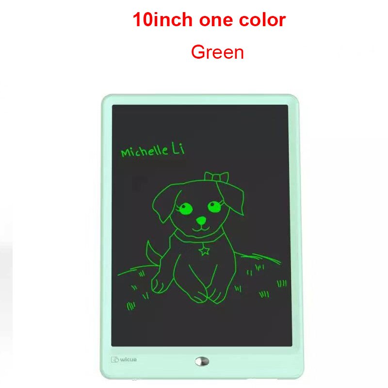 Xiaomi-Tableta de escritura LCD de 16 pulgadas para niños y oficina, pizarra electrónica de escritura a mano, Individual/MultiColor, almohadilla de dibujo de 12/10 pulgadas: 10 in green 1 color