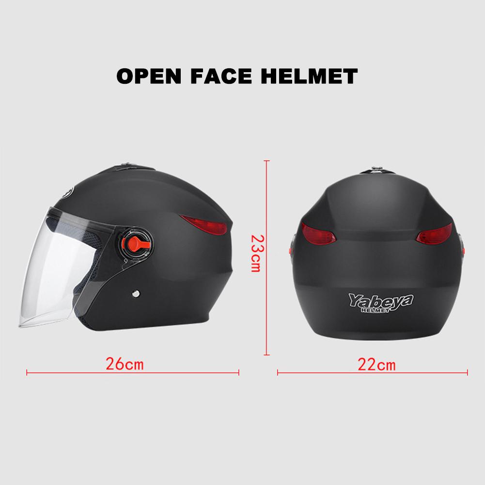 Bike Helmet Open Face Comfortable Half Helmet With Sun Visor Motorcycle Helmet Racing Helmet For Adult Men Women