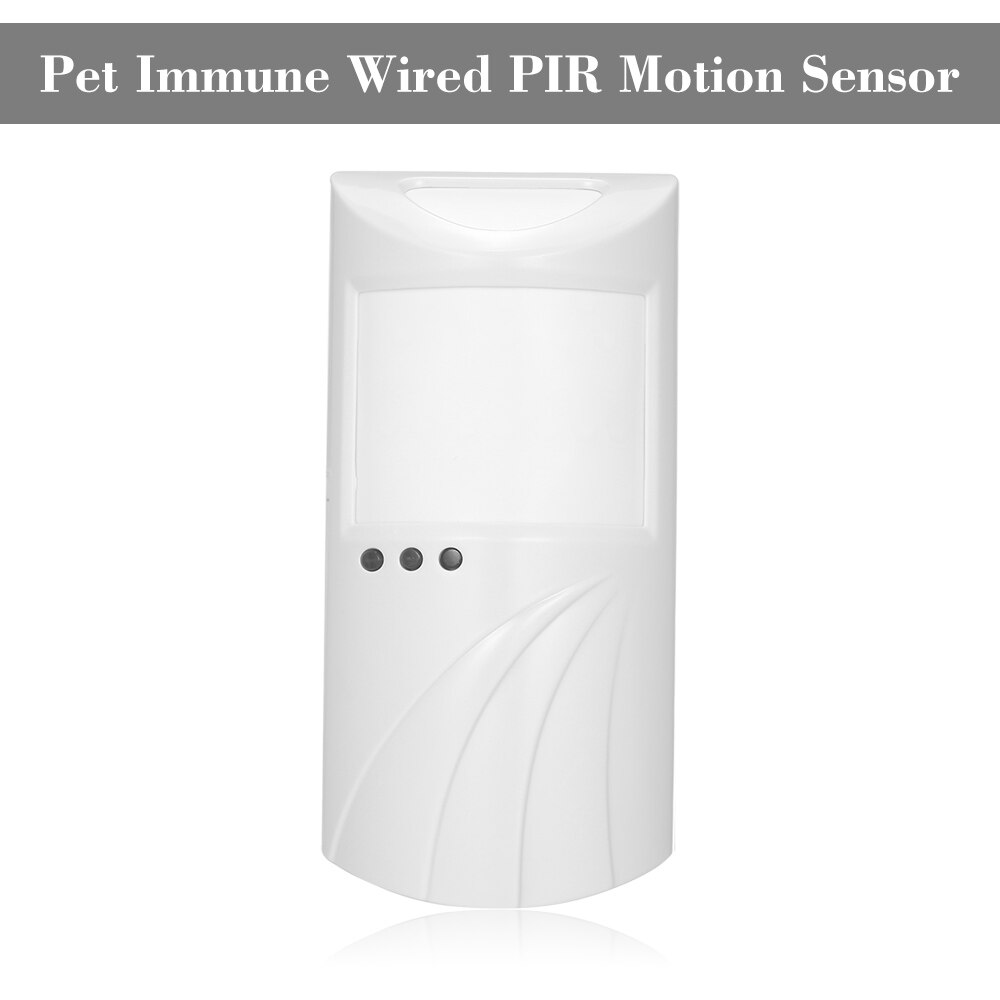 Pet Immune Wired PIR Motion Sensor Passive Infrared Detector Double PIR Infrared Detector Dual PIR Sensor For Home Burglar