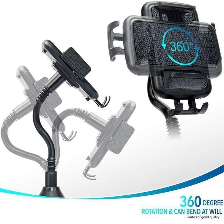 Universal Cup Holder Phone Mount Cellphone Mount Stand for Mobile Cell Phones Adjustable Car Cup Phone Mount