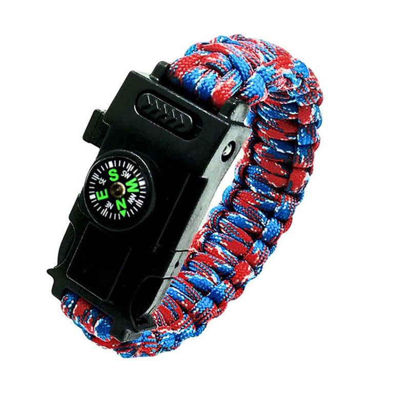 Led Lights Survive Safety bracelet 4mm Reflective Paracord Multifunction Outdoor tools Camping Hiking Rescue Emergency Rope: 206camo