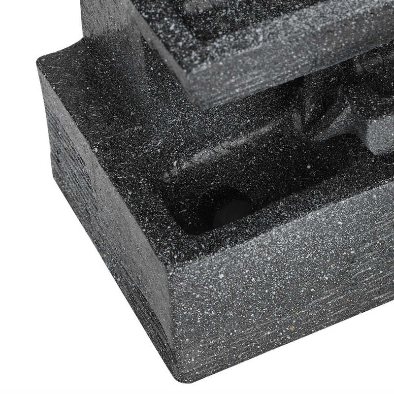 Waterfall Fountain Indoor LED Light Tabletop Fountain for Home Office