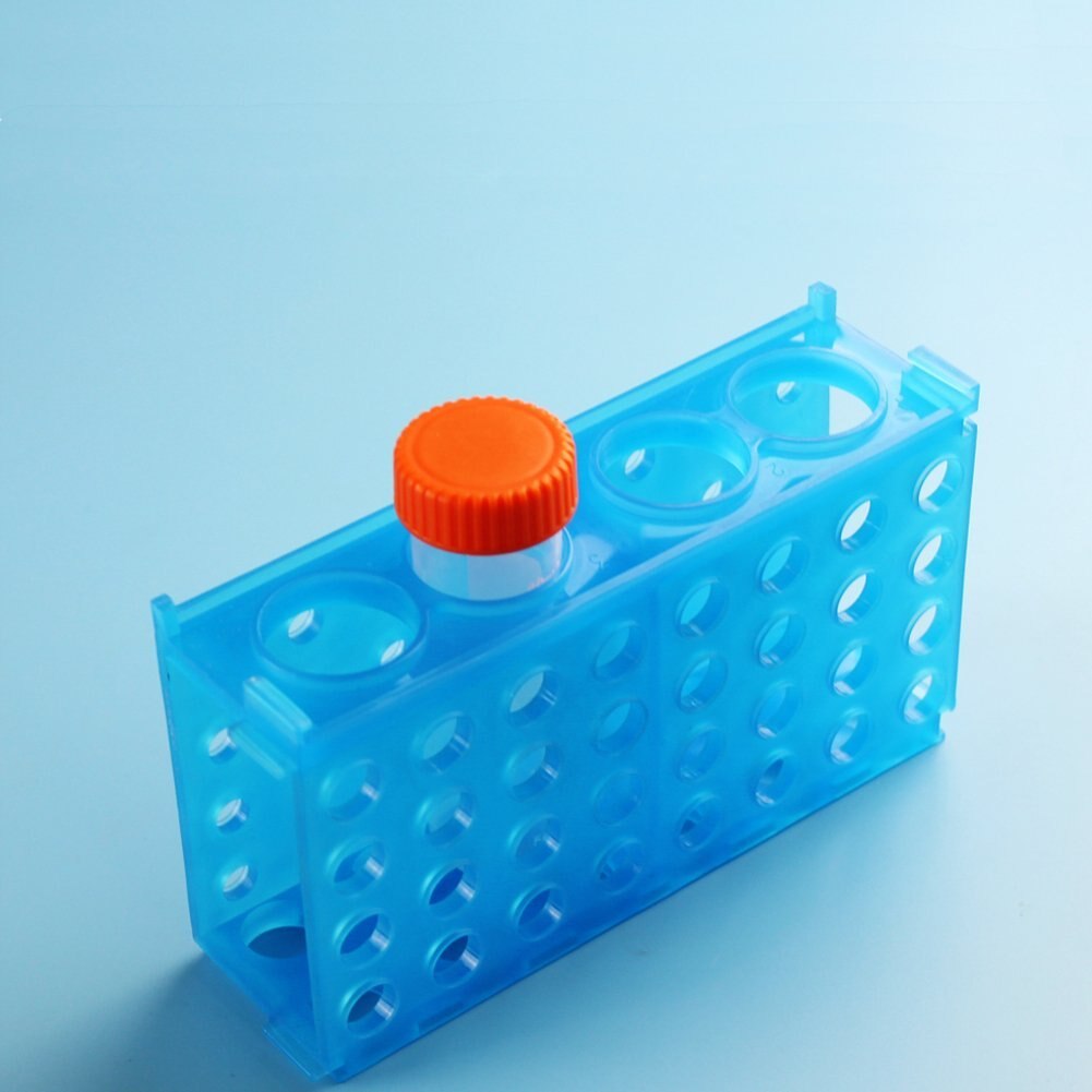 4- Sides plastic Micro Tube Rack for 0.5ml, 1.5ml, 10ml,15ml, 50ml centrifuge tubes laboratory test tube